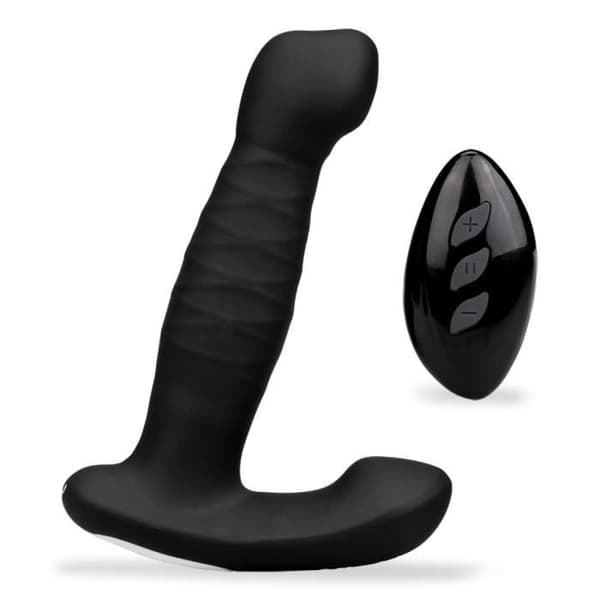 Bälg vibrerande prostata och perineum stimulator - LOVE AND VIBES Collection Black