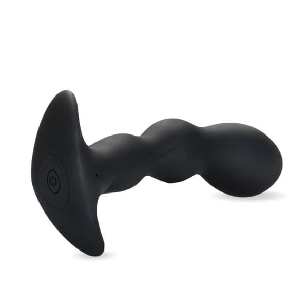 Analsexleksak - LOVE AND VIBES - Prostatastimulator - 12 vibrationslägen - USB - Svart