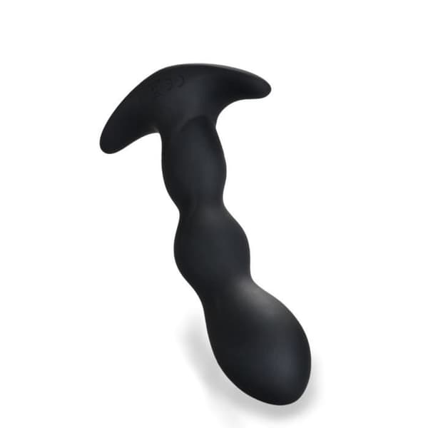 Analsexleksak - LOVE AND VIBES - Prostatastimulator - 12 vibrationslägen - USB - Svart