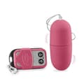Miniatyrbild 1 av 2: Fjärrkontrollerat Vibrerande Ägg - KÄRLEK OCH VIBBAR - XL - Rosa - 15 Vibrationslägen - Mjuk Silikon