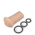 Miniatyrbild 5 av 6: Sextoy för män 2-i-1 vaginett + 3 cockrings
