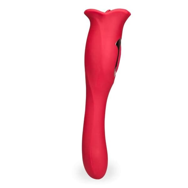 Sweet Kiss 2-i-1 vibrator med mun och vibrerande tunga