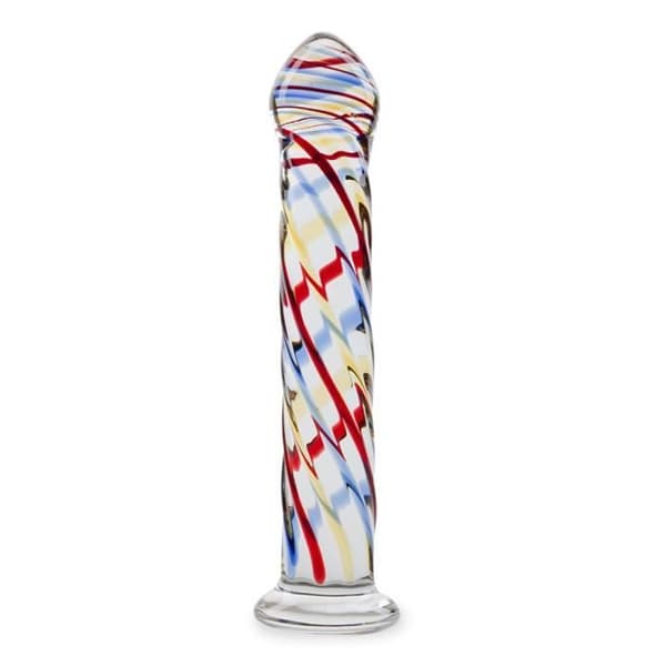 Hypnos Glas Dildo Flerfärgad - Glas - Anal - Medium
