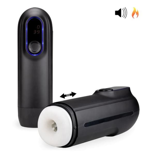 Silent Pro push-pull och uppvärmd masturbator