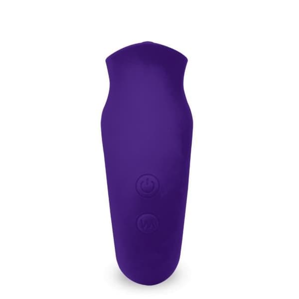 Cléopatra vibrerande tunga klitoris stimulator - LOVE AND VIBES Dark Purple Collection