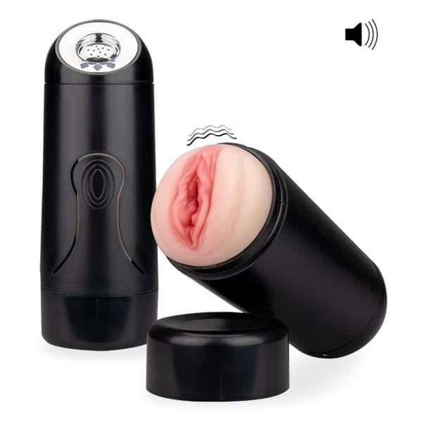 Vibrerande masturbator med Mindness-röstfunktion