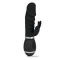 Miniatyrbild 4 av 4: Mini Vibrator Rabbit USB Silikon Vibrator Large Glans - Mr. Rabbit Collection Svart
