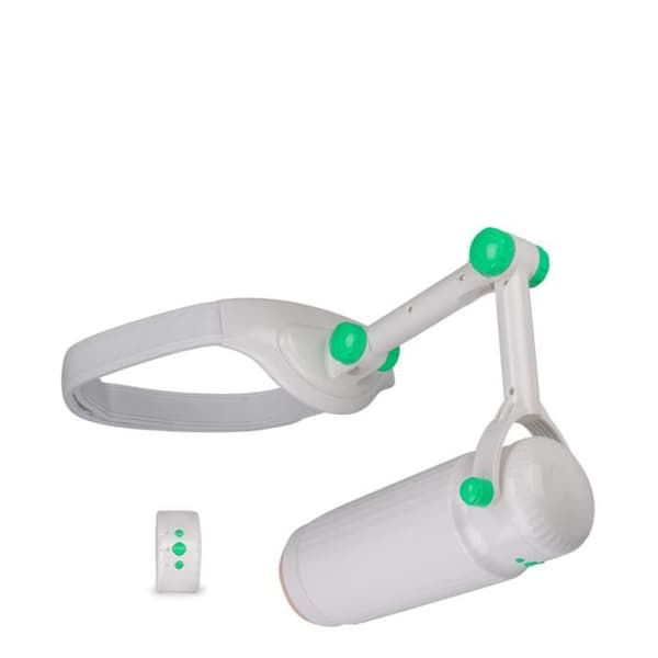 Manlig masturbator för män handsfree bälte konstgjord vagina-insats - LOVE AND VIBES Collection White