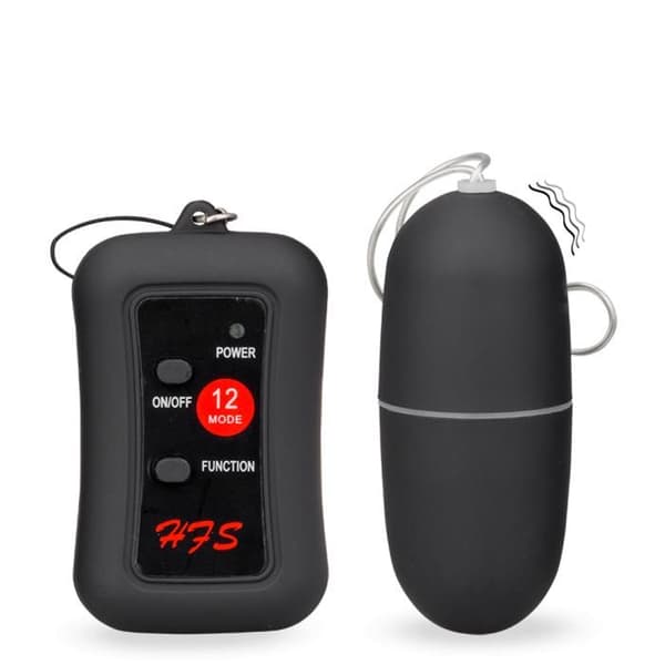 Super-Bullet Vibrating Egg-Black