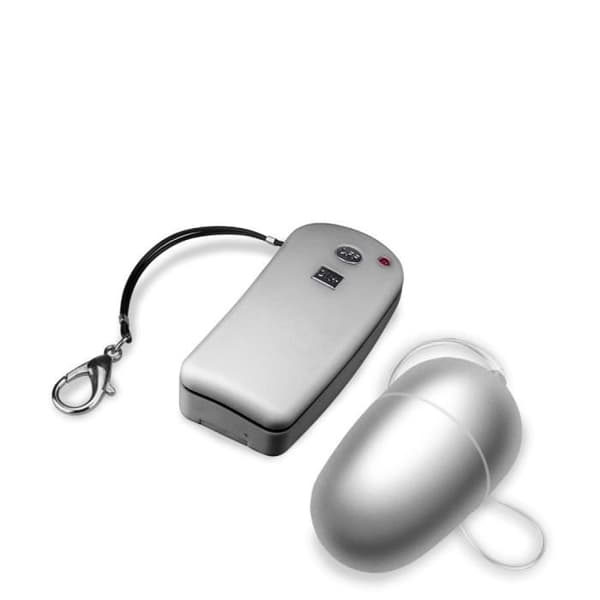 Brava fjärrkontroll vibrerande ägg - M - LOVE AND VIBES Collection Silver
