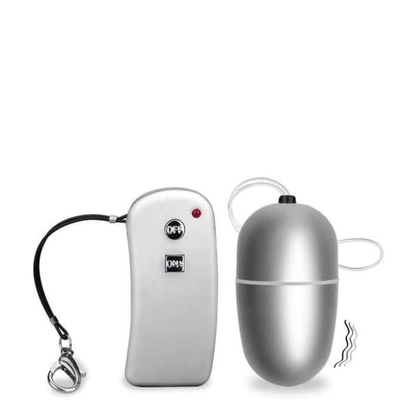 Brava fjärrkontroll vibrerande ägg - M - LOVE AND VIBES Collection Silver