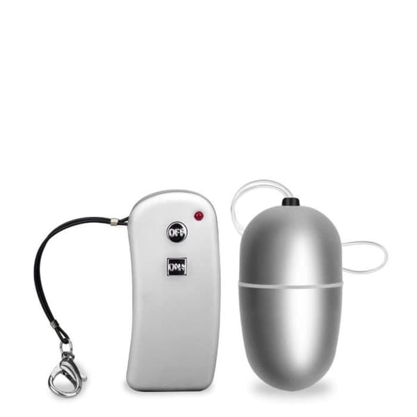 Brava fjärrkontroll vibrerande ägg - M - LOVE AND VIBES Collection Silver