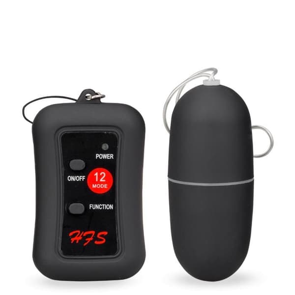 Vibrerande ägg - LOVE &amp; VIBES - Super Bullet - 30 vibrationslägen - Trådlös fjärrkontroll - Svart