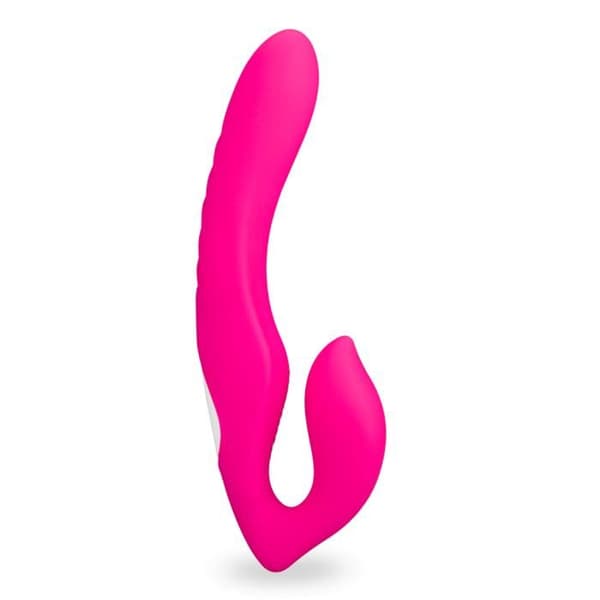 Strap-on dildo utan sele - GirlBoss - Medicinsk silikon - 9 vibrationslägen