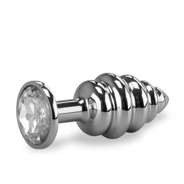 Small-Diamond Twisted Rosebud Anal Jewel Non-Diamond