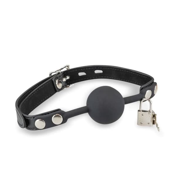 Gag-ball - BDSM bondage gag utan ringar Svart