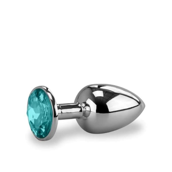 Anal Jewel Rosebud Light 54 Gr-Turquoise - Diamond Collection