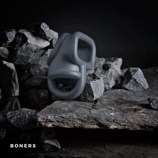 Sexleksak för män - Boners - Ball Splitter - Flexibel silikon - 25 mm och 30 mm öppningar - Kraftfull erektion