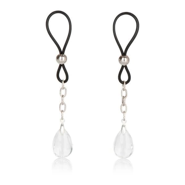 CEN 2 falska piercing nippel hängen - silver