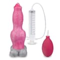 Miniatyrbild 3 av 4: Sugkopp dildo ejakulerande hund Schäfer - LOVE AND VIBES Collection Pink