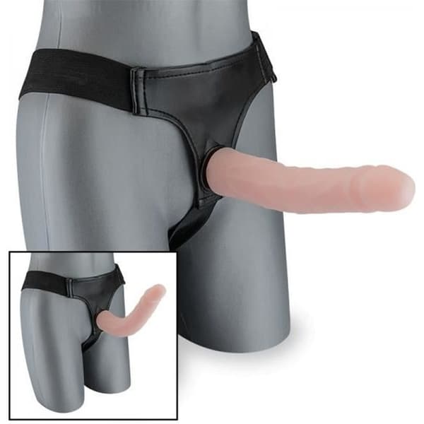 XXL Silikon Justerbar Sele Dildo