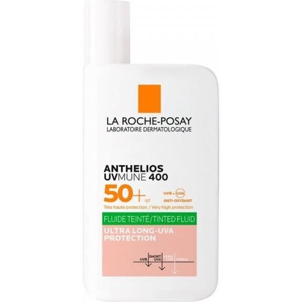 Fluide Solair - La Roche Posay - Anthelios Uvmune 400 - Osynlig - SPF50+ - 50 ml Unisex