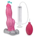 Miniatyrbild 2 av 4: Sugkopp dildo ejakulerande hund schäfer