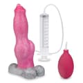 Miniatyrbild 1 av 4: Sugkopp dildo ejakulerande hund schäfer