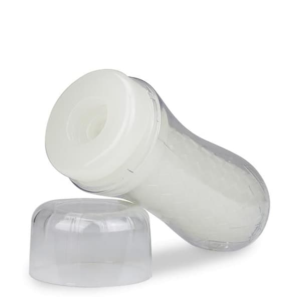 Lumino fosforescerande ribbad onani - LOVE AND VIBES Crystal Collection