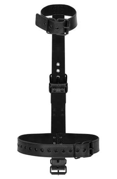 Collar With Wrist Cuffs Body Restraint Set Posisjonsholder