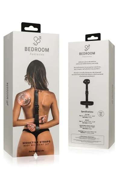 Collar With Wrist Cuffs Body Restraint Set Posisjonsholder
