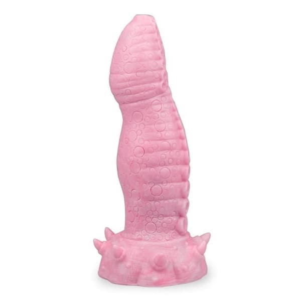 Silikontentakel sugkoppsdildo - Ursula - 21cm - 5,6cm - Vit