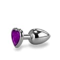 Miniatyrbild 1 av 2: Rosebud hjärta juvel S - 7 färger - Diamond Amethyst Collection
