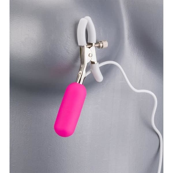 September Rose Vibrerande Nipple Clamps