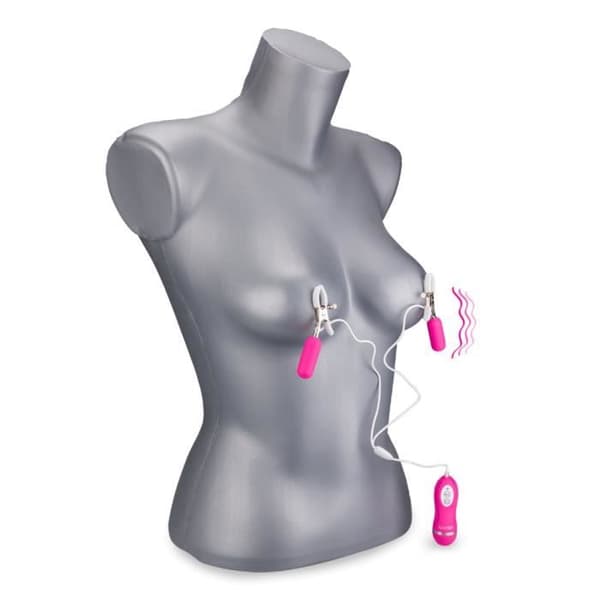 September Rose Vibrerande Nipple Clamps
