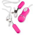 Miniatyrbild 1 av 4: September Rose Vibrerande Nipple Clamps