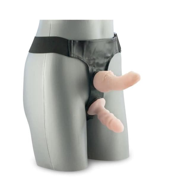 Dubbel avtagbar Strap-on Dildo