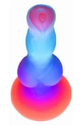 Miniatyrbild 3 av 6: Glow-in-the-dark Silicone Alien Dildo 21,5 cm Dragon dildo