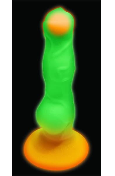 Glow-in-the-dark Silicone Alien Dildo 21,5 cm Dragon dildo