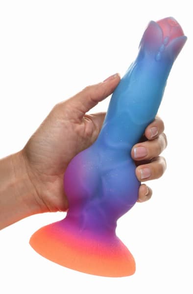 Glow-in-the-dark Silicone Alien Dildo 21,5 cm Dragon dildo