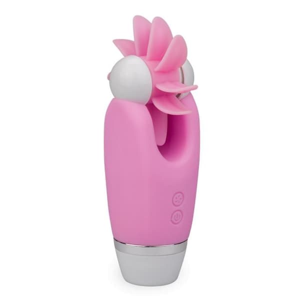 Klitorisstimulator roterande tungor Rosa