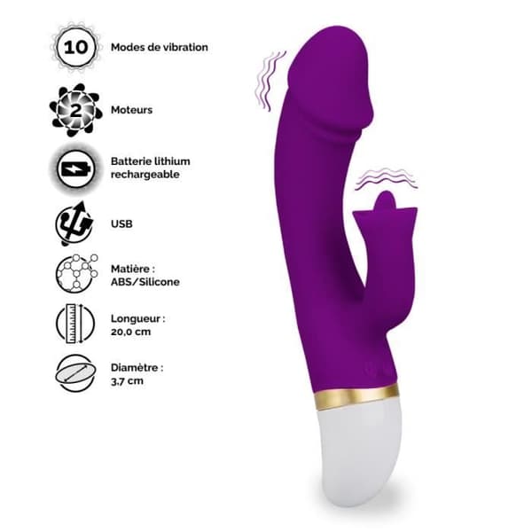 Flapa Rabbit Vibrator - Mr. Rabbit Purple Collection