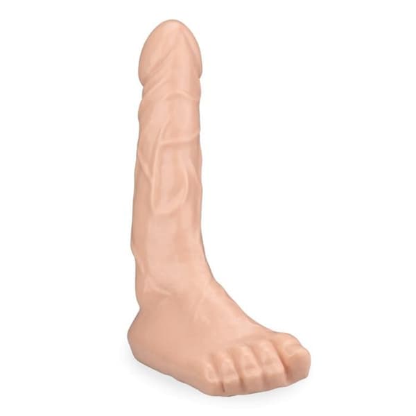 Realistisk dildo med fot