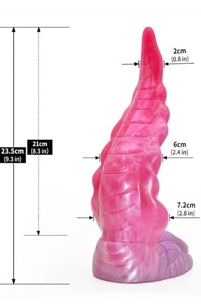 Unicorny Octoslot Tentacle Dildo 23,5 cm Dragon dildo