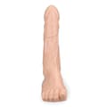 Miniatyrbild 2 av 4: Realistisk dildo med fotbase - Märke - Modell - Mjuk PVC - Vit