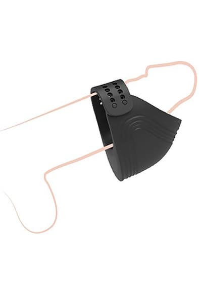 Ramrod Adjustable Vibrating Cockring With Remote Penisring med vibrator