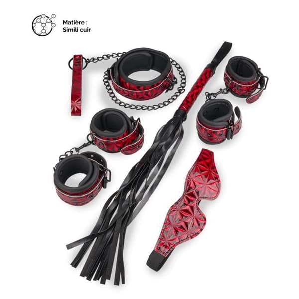 Premium BDSM-initieringssats Röd