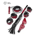 Miniatyrbild 2 av 4: Premium BDSM-initieringskit - LOVE AND VIBES Red Collection
