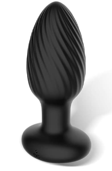 Drago Vibration Butt Plug, 360º Twister & Remote Control Analplug med vibrator