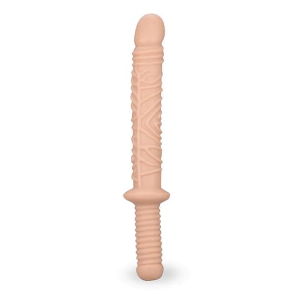 Dubbelt Realistiskt Ådrigt Dildos - KÄRLEK &amp; VIBRAR - Dubbelt Dildo - TPR Mjuk Beröring - XXL